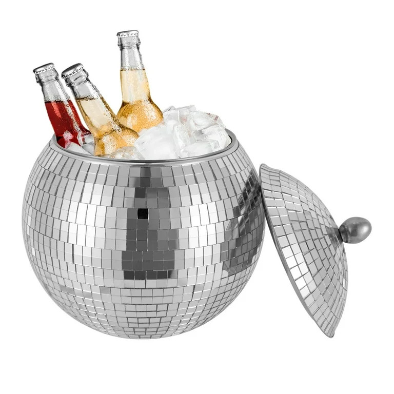 Disco Ice Bucket Disco Ball Shape Stylish 3L Ice Storage for Club Restaurant | Walmart (US)
