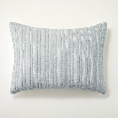 Alternating Stripe Matelassé Pillow Sham - Hearth & Hand™ with Magnolia | Target