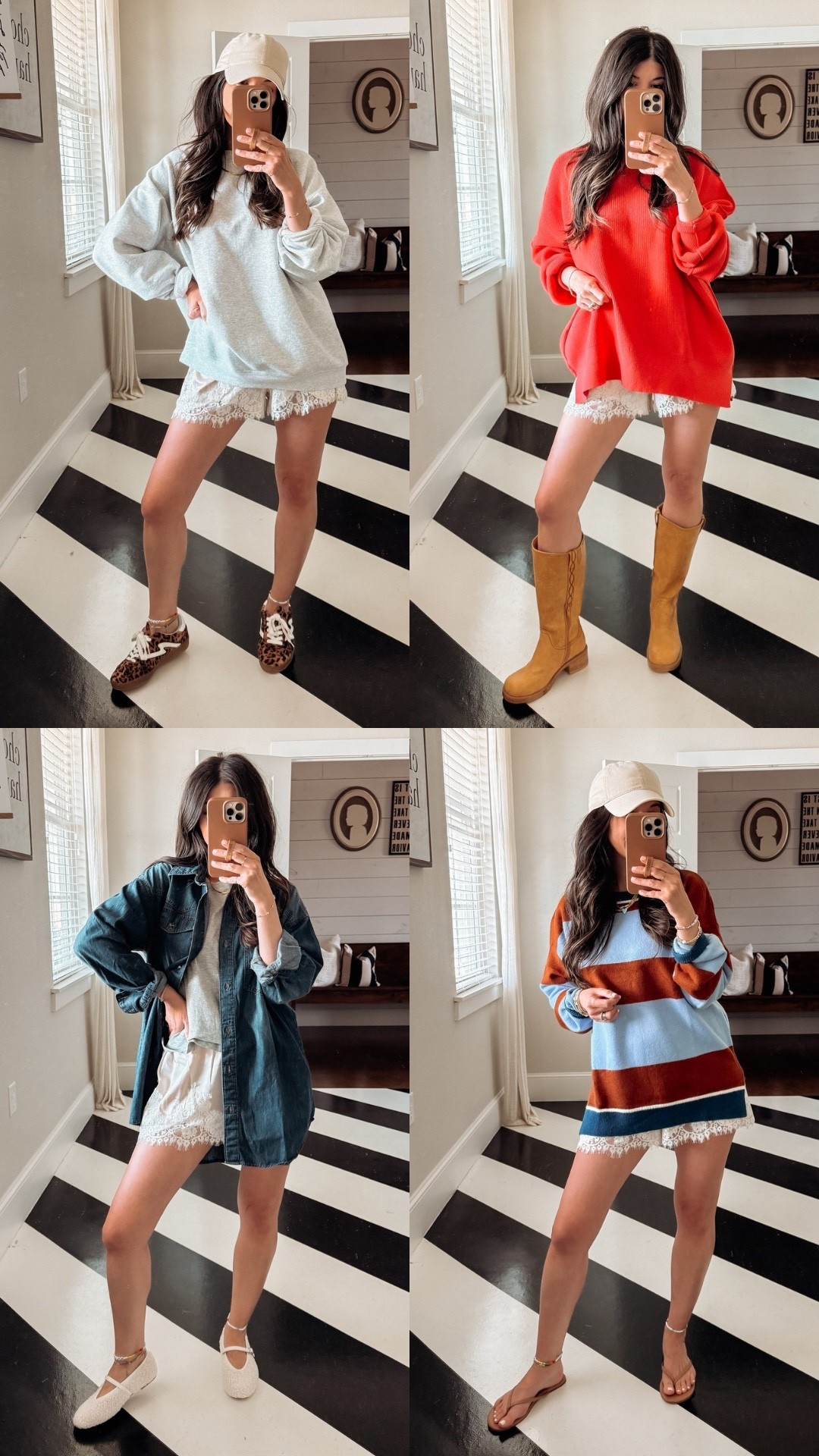 Ways to style lace shorts! 

#LTKFindsUnder50 #LTKStyleTip #LTKPetite