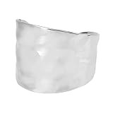 Robert Lee Morris Soho Hammered Cuff Bracelet, Silver, (386189SLV048) | Amazon (US)