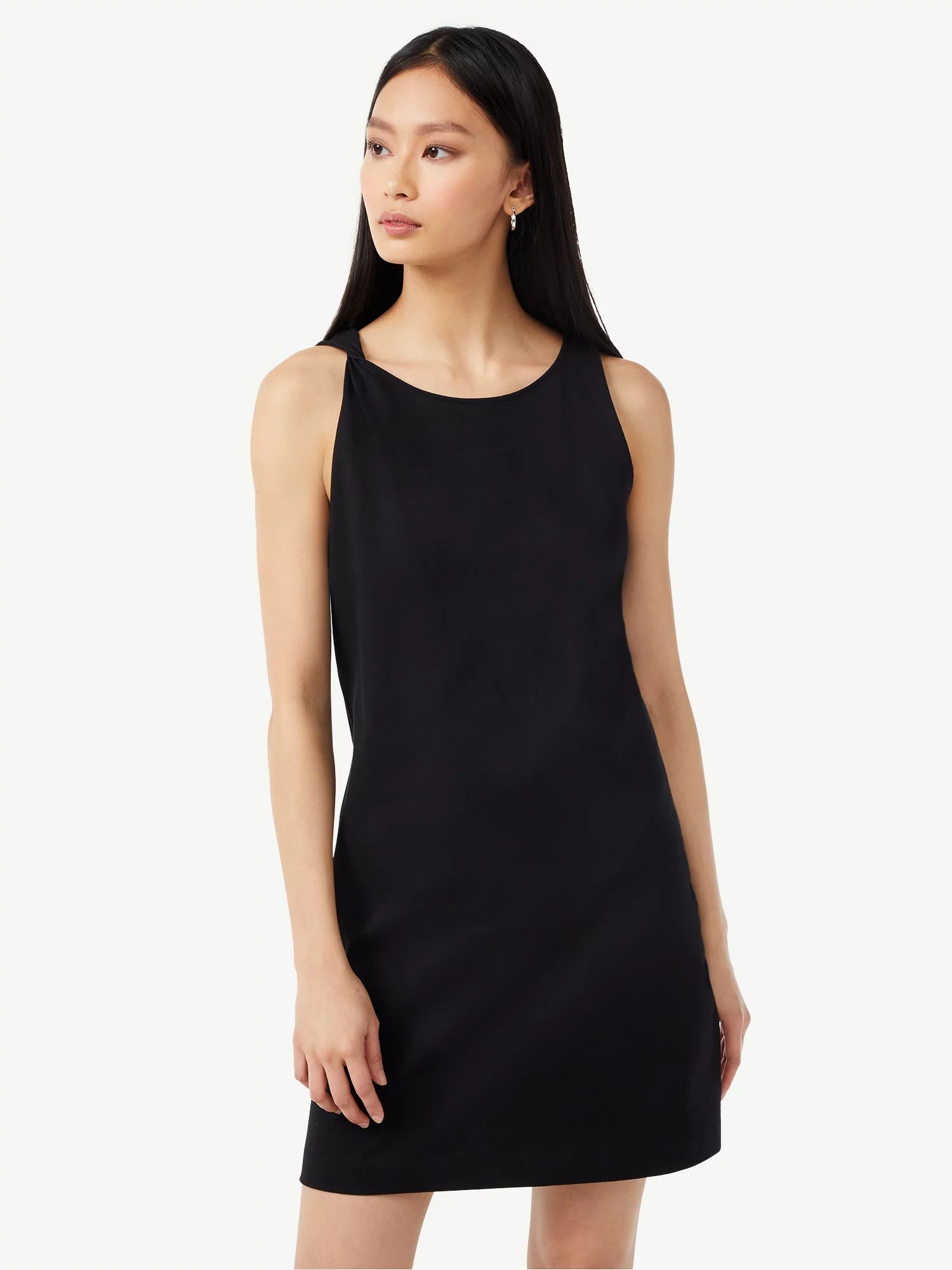 Free Assembly Women's Mini Tank Dress with Twist Accent - Walmart.com | Walmart (US)