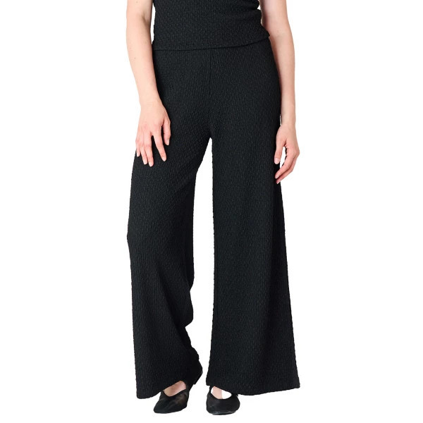 Women's Black Tape Textured Pants Medium Black | Scheels