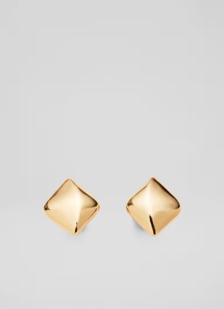 Frankie Metallic Gold Plating Earrings | L.K. Bennett (UK)