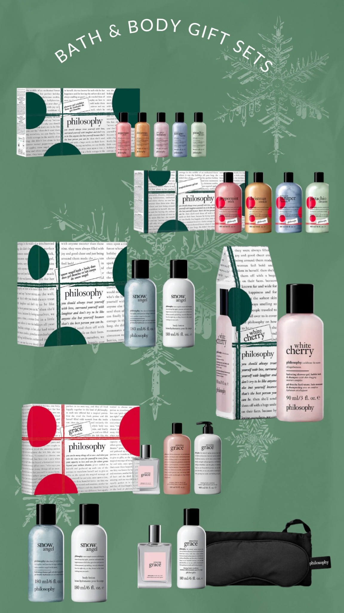This bath and body gift sets make for a thoughtful gift, allowing your loved one to explore new things and find their favorites. 

#LTKGiftGuide #LTKHoliday #LTKBeauty
