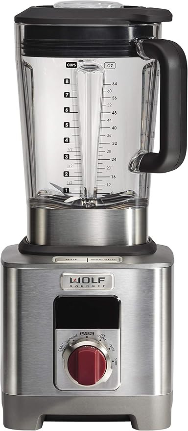 Wolf Gourmet High-Performance Blender, 64 oz Jar, 4 program settings, 12.5 AMPS, Blends Food, Sha... | Amazon (US)