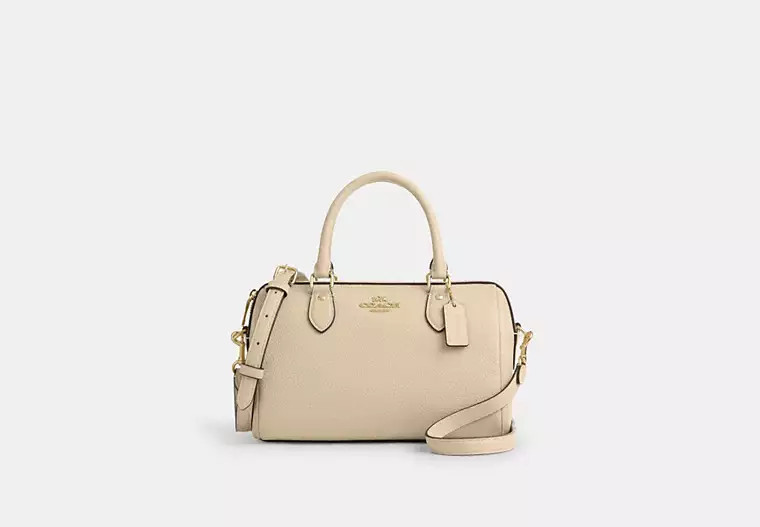 Coach Outlet Rowan Satchel Bag - White/Beige | Coach Outlet US