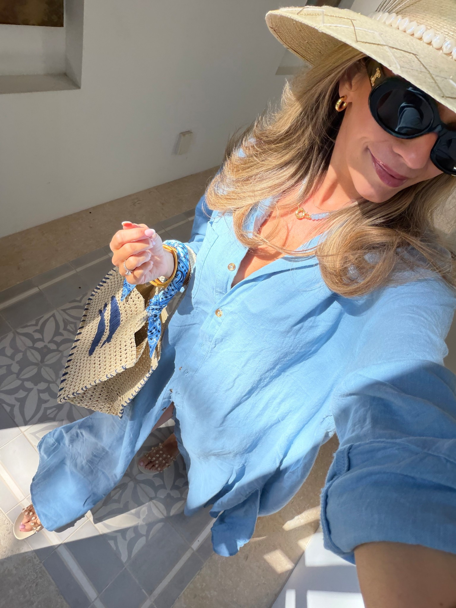 Spring Break Beachy Outfit! 🤍🌊 This coverup looks so classy and elevated! 

#LTKmomlife #LTKdayinmylife #LTKPetite