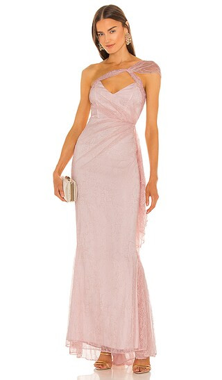 x REVOLVE Landon Gown in Baby Pink | Revolve Clothing (Global)