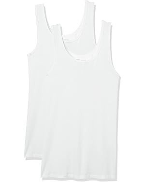 Amazon Essentials Women's Slim-Fit Tank Top, Pack of 2 | Amazon (US)