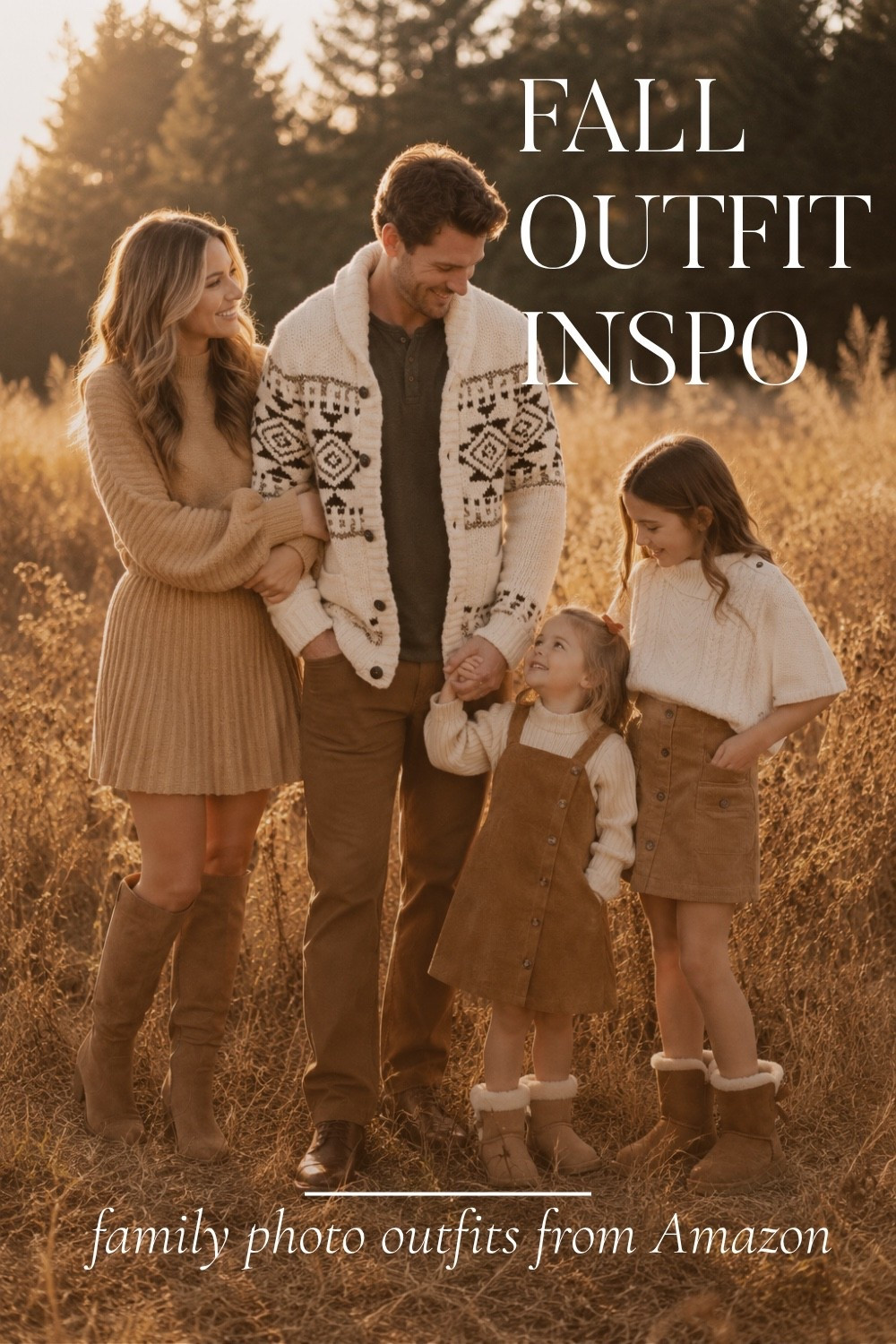 Coordinating fall family photo outfits, all from Amazon. Warm neutrals like camel, cream, and cognac brown are a great palette for fall family sessions. It works at golden hour in a field, among the fall foliage, or at a park, and it's easy to pull together for the whole family. Shop the individual pieces below for mom, dad, kids, and toddlers. All Amazon finds.
#LTKmomlife #LTKSeasonal #LTKKids