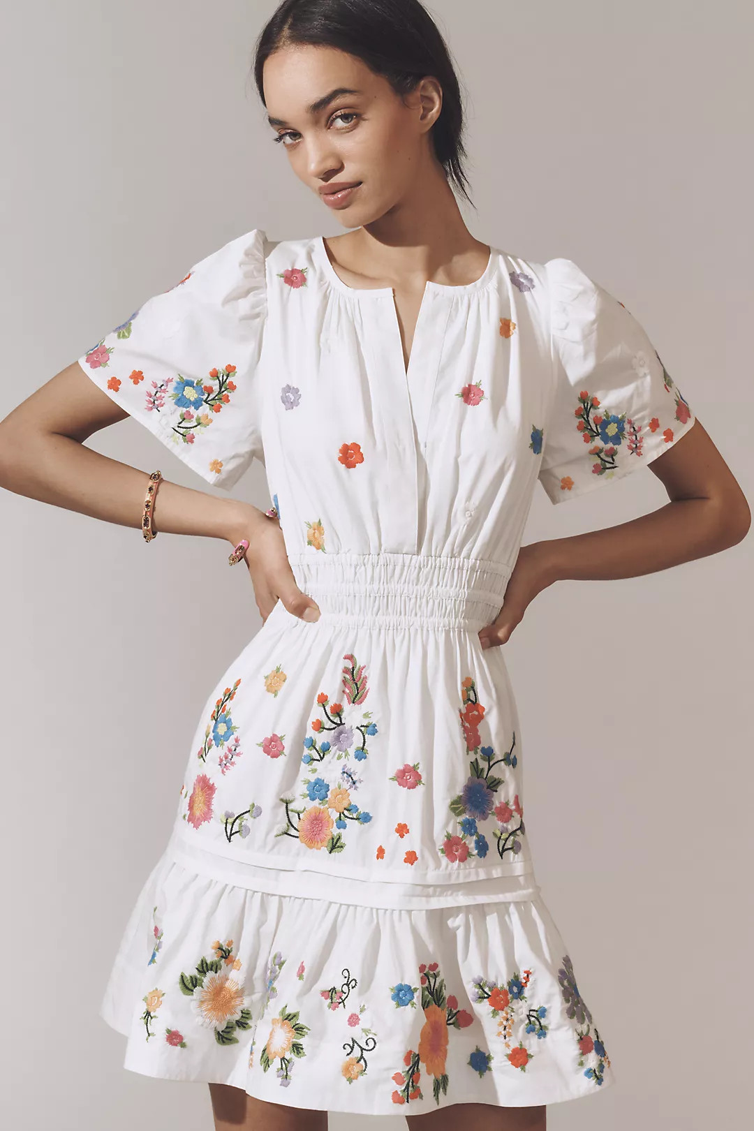 The Somerset Mini Dress: Embroidered Edition | Anthropologie (US)