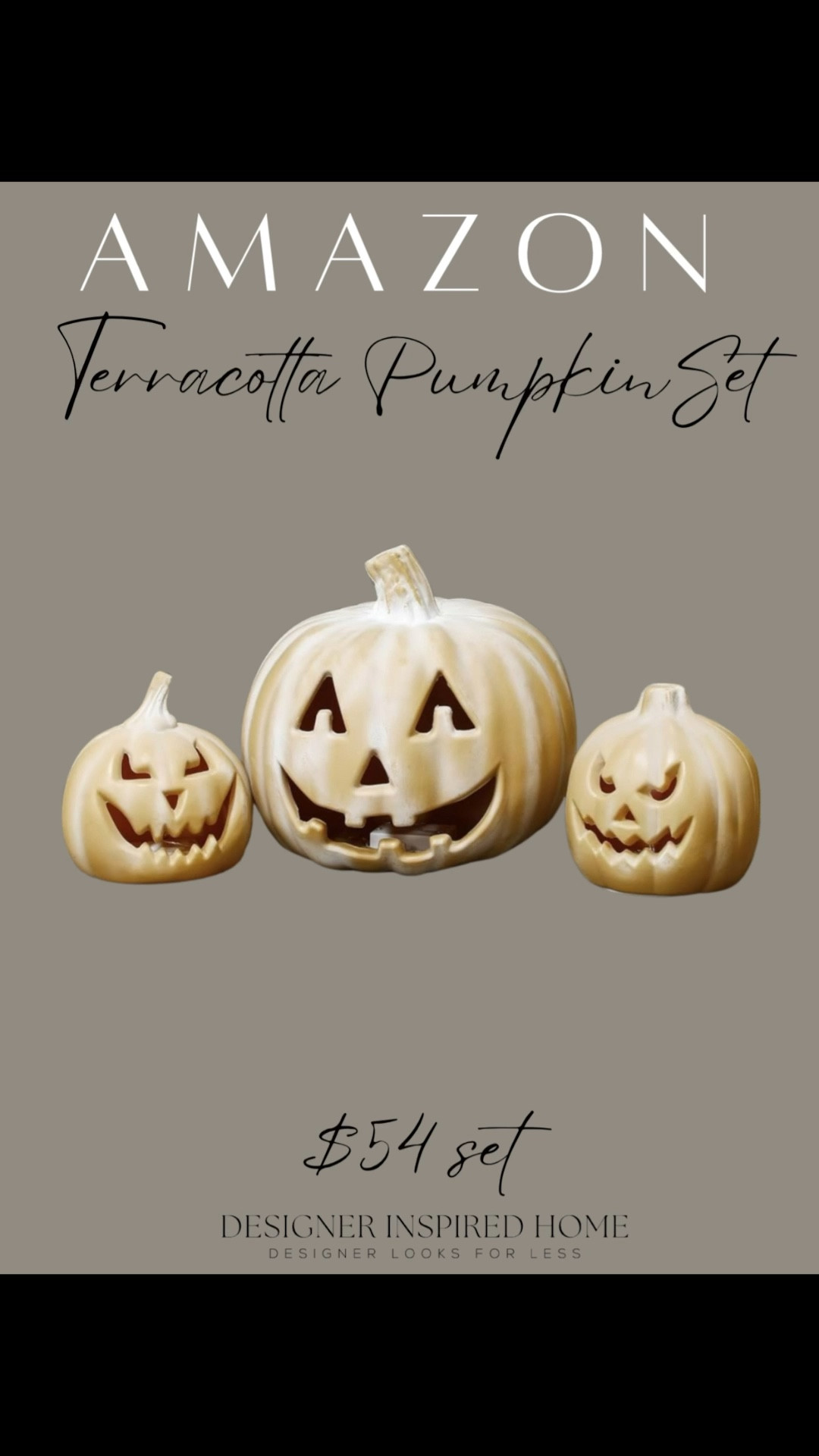 Amazon terracotta pumpkin set!

#LTKSeasonal #LTKHome #LTKFindsUnder100