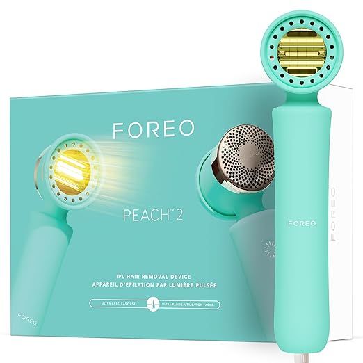 FOREO PEACH 2 IPL Hair Removal Device - Fast & Pain free Permanent Hair Removal - For Full Body &... | Amazon (US)