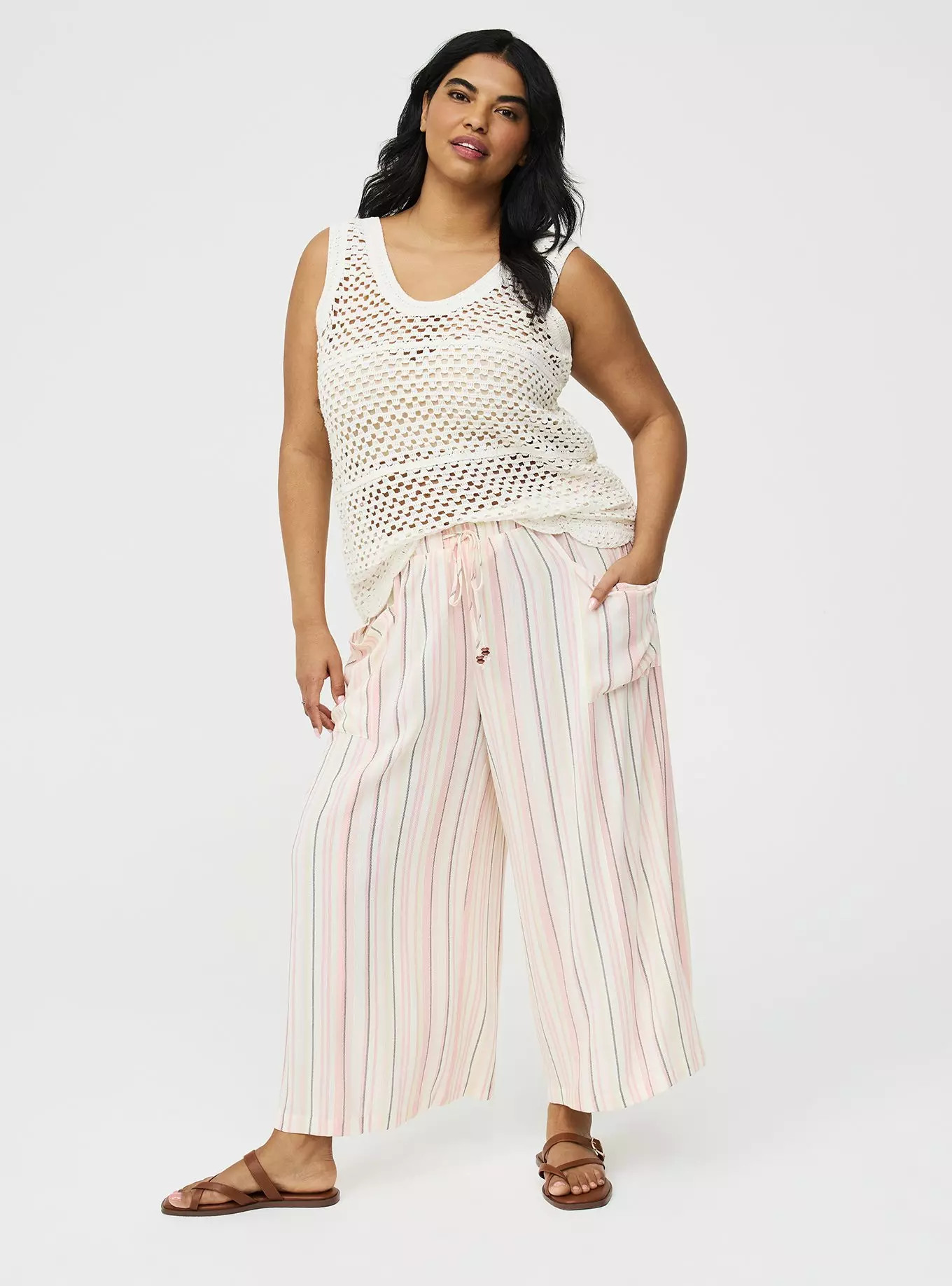 Pull-On Straight Leg High-Rise Pant | Torrid (US & Canada)