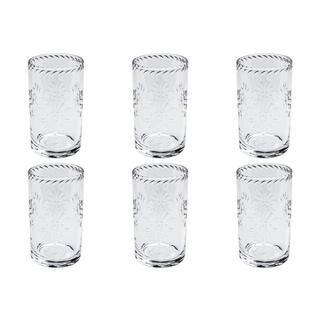 Talavera 18 oz. Dishwasher Safe Clear Acrylic Drinking Glass | The Home Depot