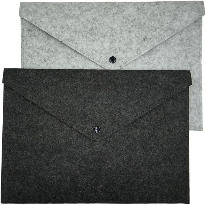 Felt File Folder, Durable Briefcase, Document Bag, Paper File Folders, Portfolio Case, Letter Env... | Amazon (US)
