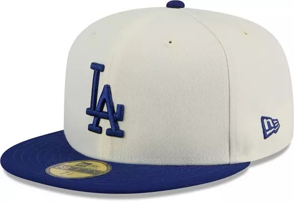 New Era Adult Los Angeles Dodgers Dodger Blue Evergreen 59Fifty Fitted Hat | Dick's Sporting Good... | Dick's Sporting Goods