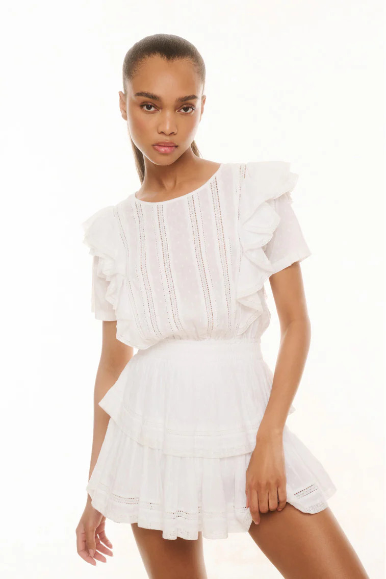 Natasha Heritage Mini Dress | LoveShackFancy