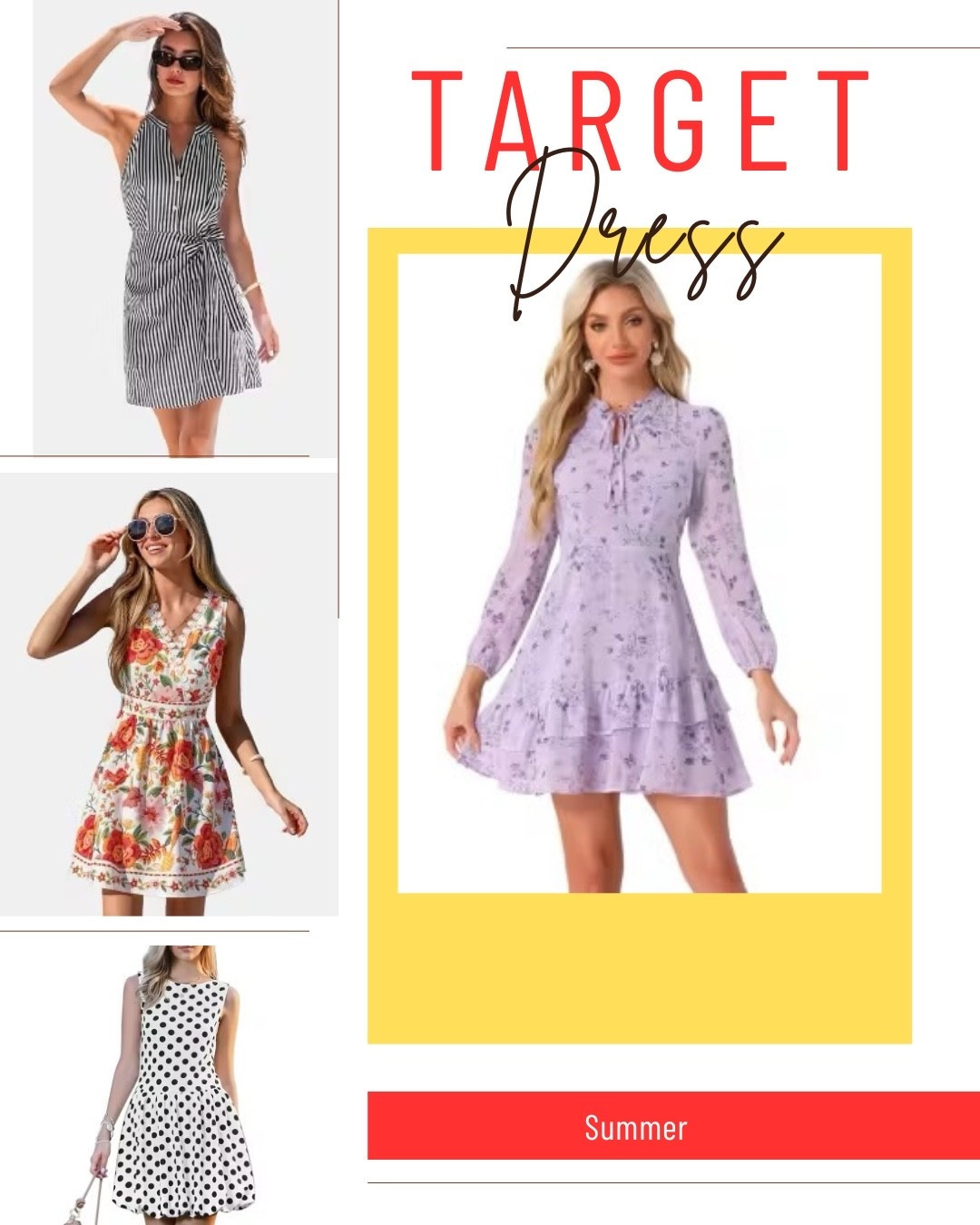 ☀️ Target Dress = Summer State of Mind 💛
Easy, feminine, and made for sunny days. These dresses are giving effortless style all season long. 🌸✨

#LTKStyle #SummerDress #LTKFinds #DressSeason #SummerFashion #LTKUnder50 #OOTD #FashionFinds #VacationStyle #StyleInspo