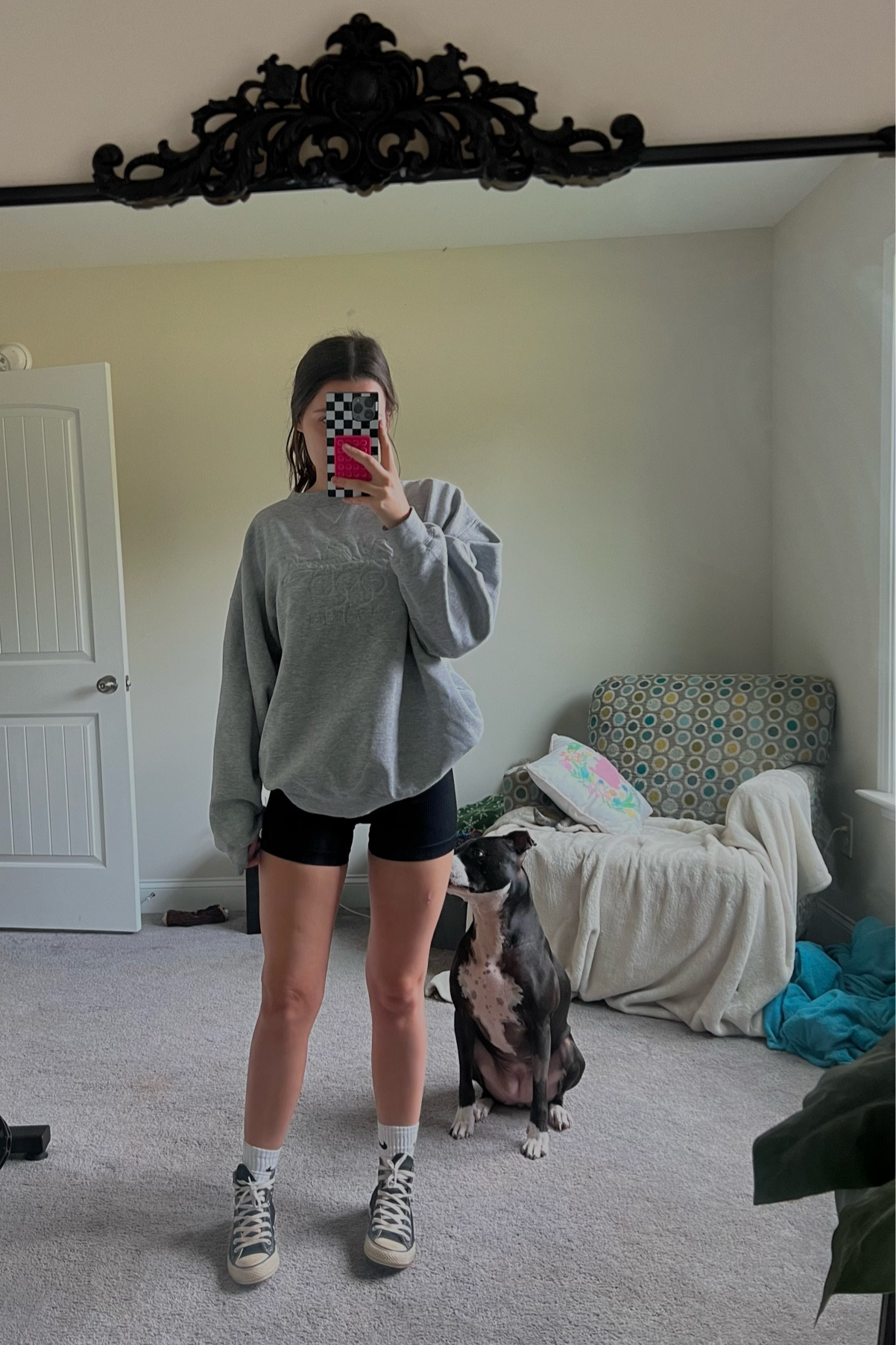 Comfy outfit to run errands in. Sweatshirt is prob 20 years old, dads old company John Hancock.  

#LTKstyletip #LTKunder50 #LTKsalealert