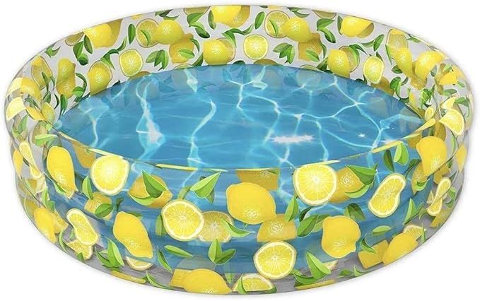 Poolcandy Lemon Print Designer Sunning Pool | Amazon (US)