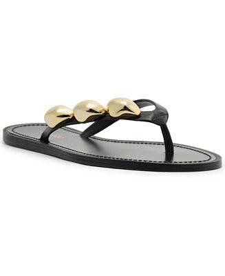 Arezzo Women's Sunny Round Toe Flat Sandals - Macy's | Macy's