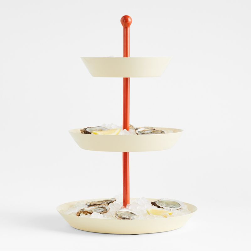 3-Tier Serving Tray by Molly Baz | Crate & Barrel | Crate & Barrel