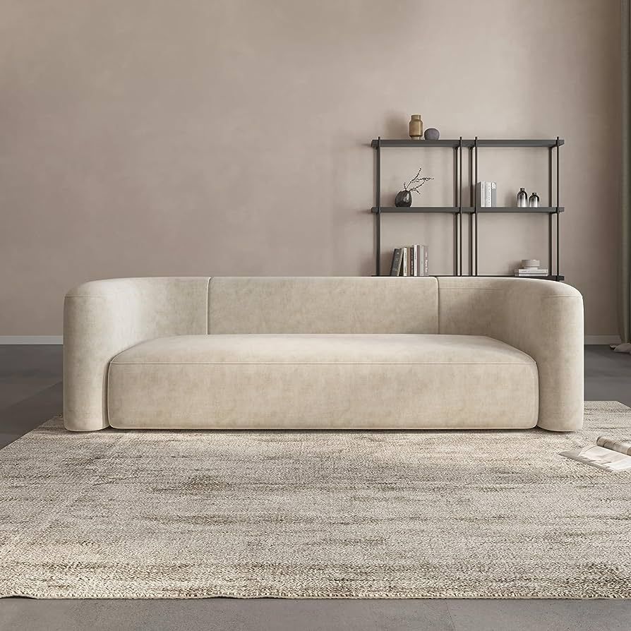 Modern curved sofa | Amazon (US)