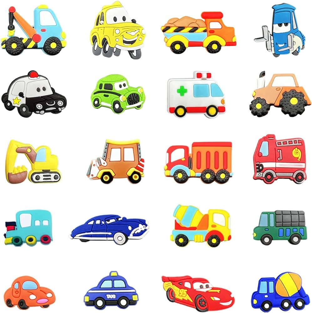 Shoe Charms for Boys Girls, Cute Car Shoe Charms Clogs Sandals Decorations for Shoe & Bracelet Wr... | Amazon (US)