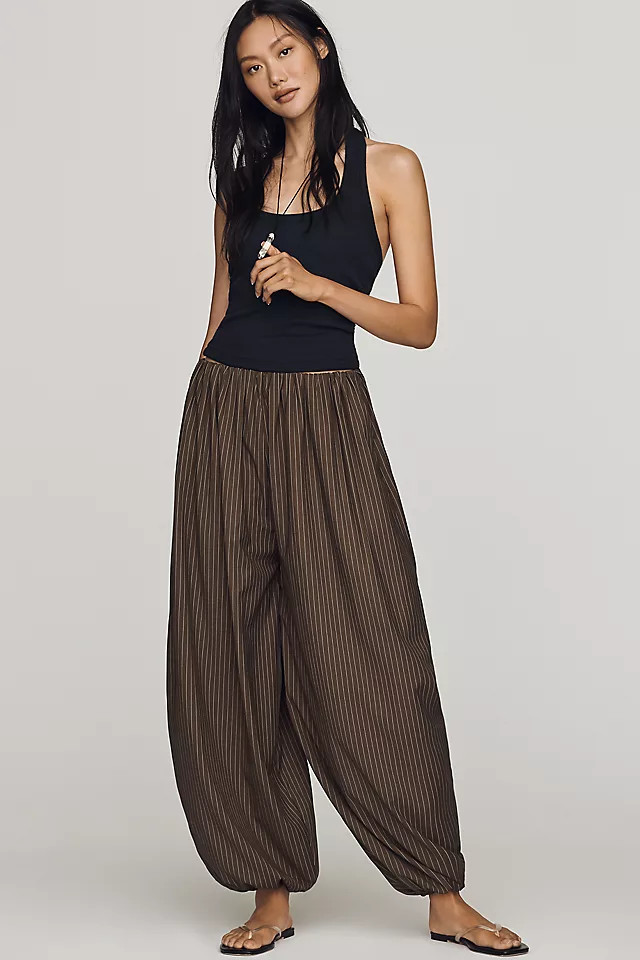 Muse Assembly Eva Bubble Trousers | Anthropologie (US)