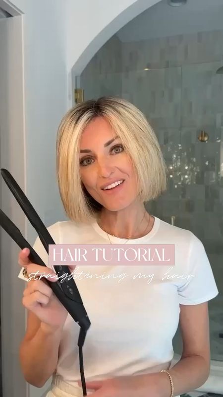 How I straighten my hair! I’ve had this straightener for years! It’s so good! 👏🏼 I also use it to curl my hair! 

Loverly Grey, hair care, hair products, straightener 

#LTKBeauty