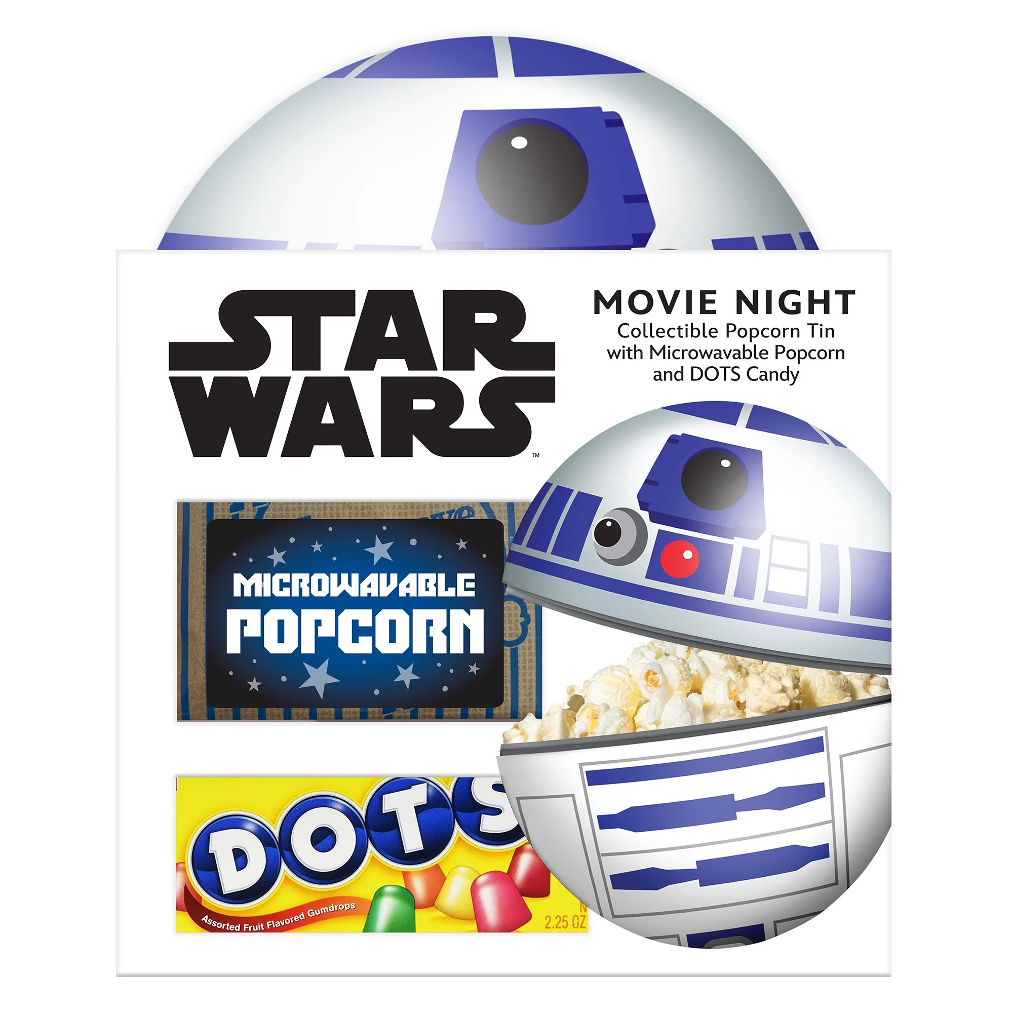 Star Wars R2D2 Movie Night Popcorn and Candy Gift Set | Walmart (US)