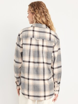 Button-Down Flannel Tunic | Old Navy (US)