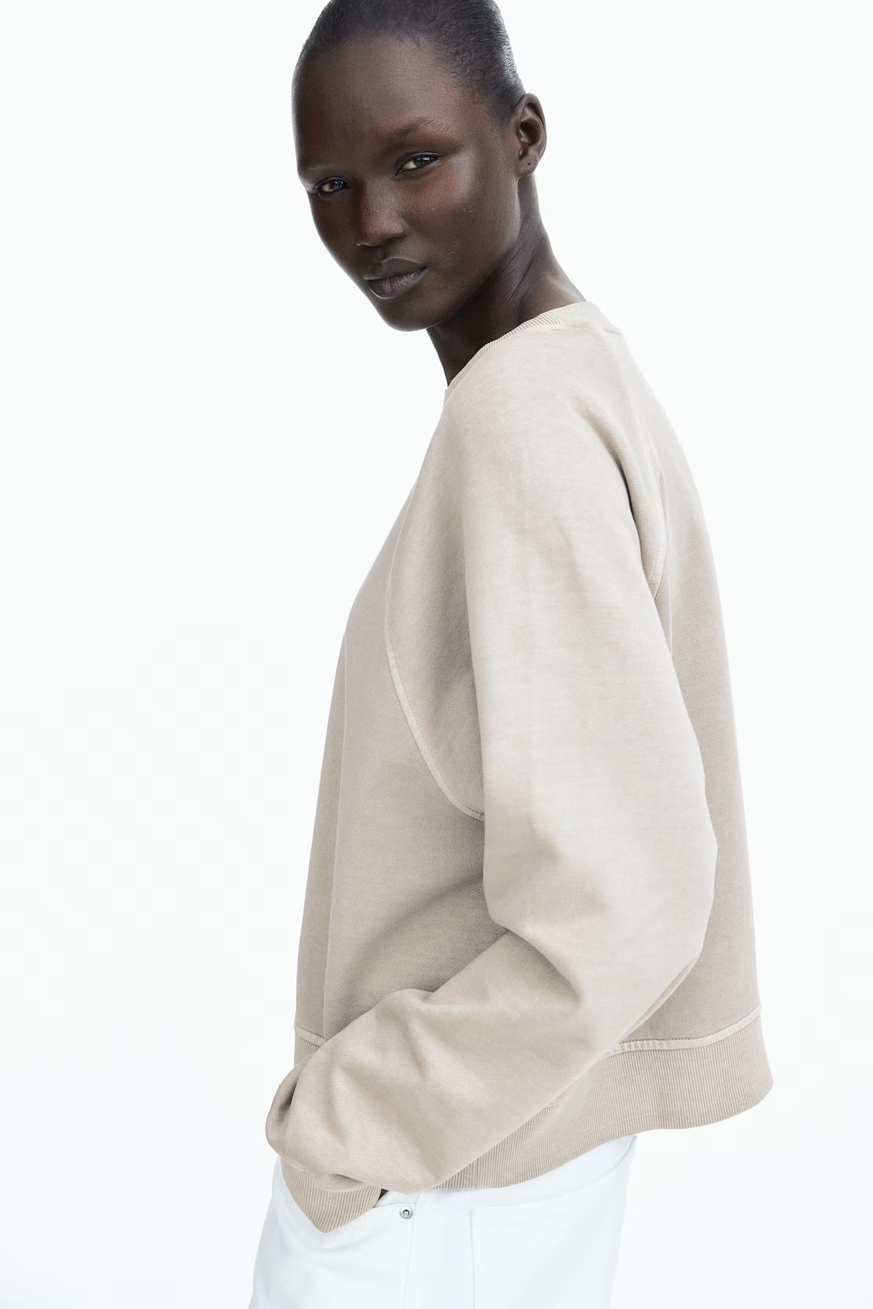 Washed Cotton Sweatshirt | H&M (US + CA)