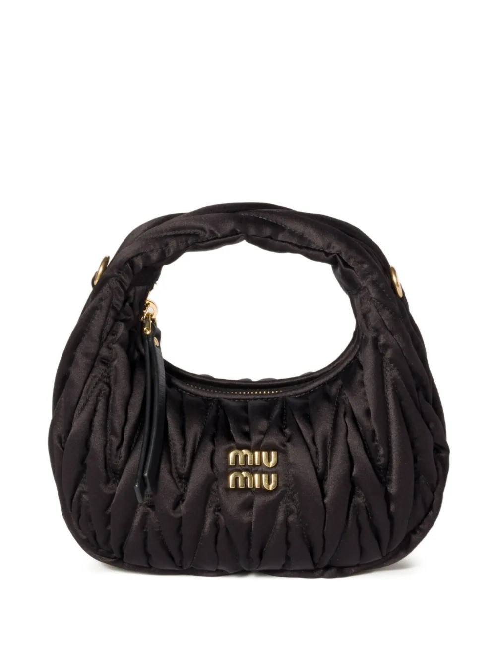 Miu Miu Mini Wander Tote Bag | Black | FARFETCH UK | Farfetch Global