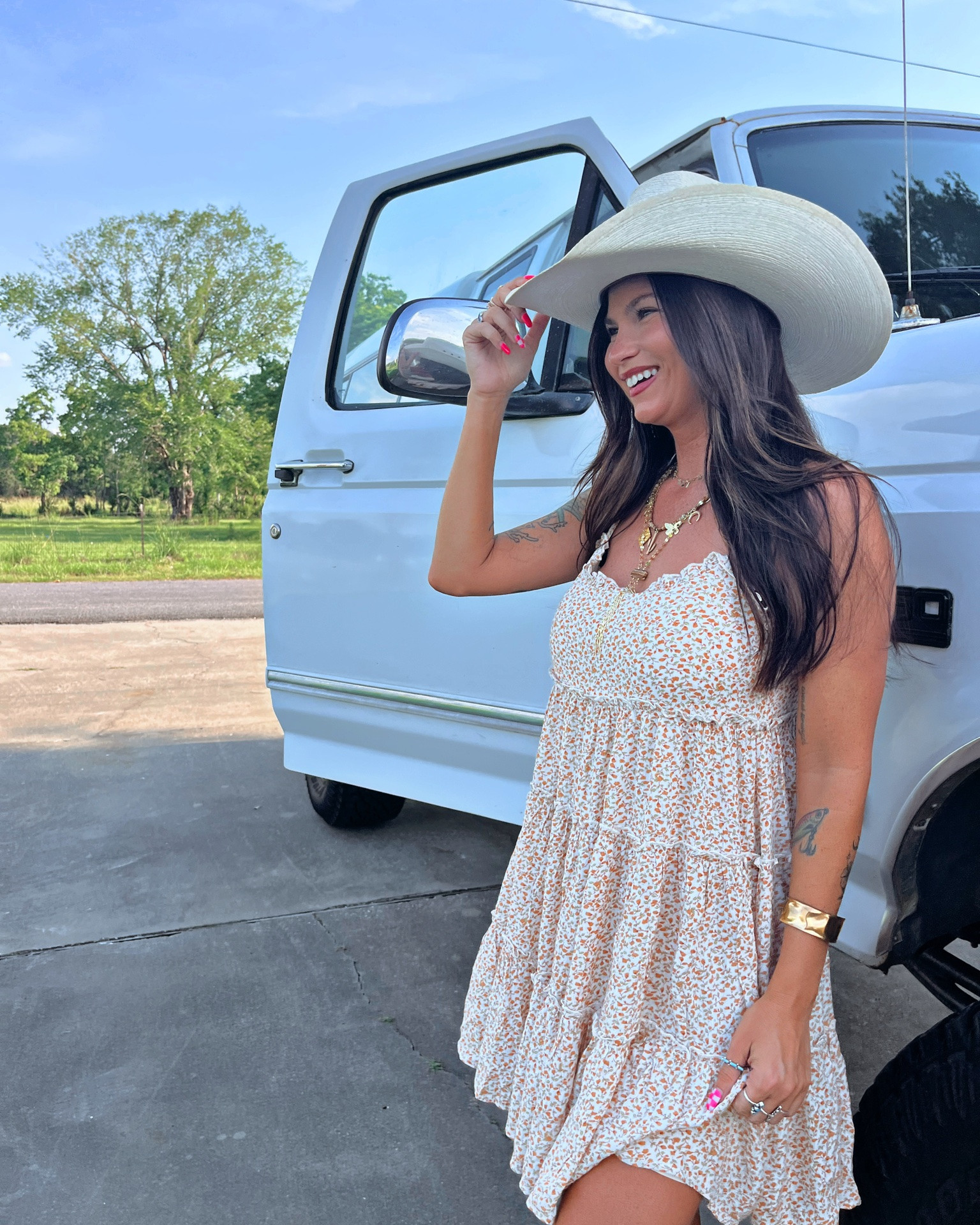 Mini babydoll dress paired with tan boots! Love that I can go braless in this one 😆💞 wearing xs

#LTKootd #LTKgrwm #LTKSeasonal