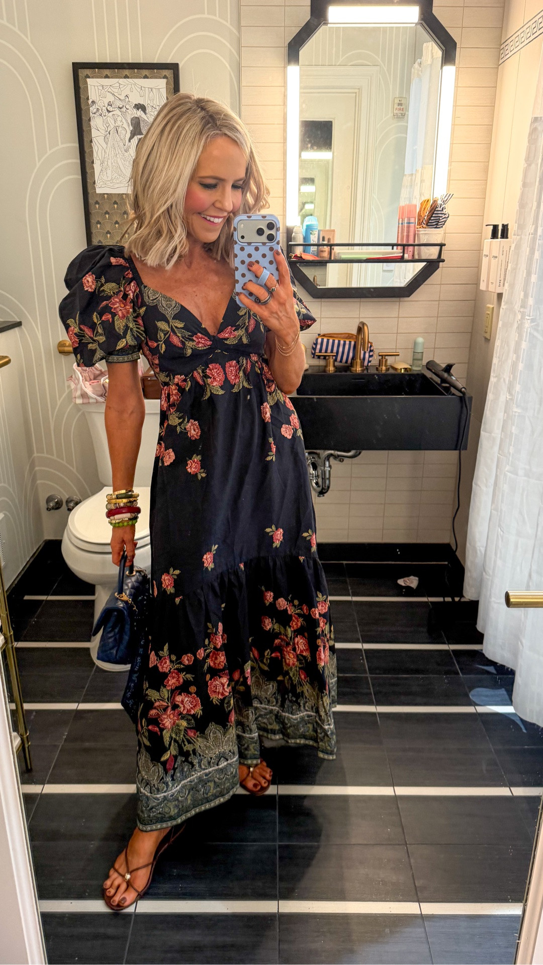 @Cleobella cuteness!! been waiting to break out this gorgeous fall maxi • wearing XS •

#LTKgrwm #LTKootd #LTKOver40