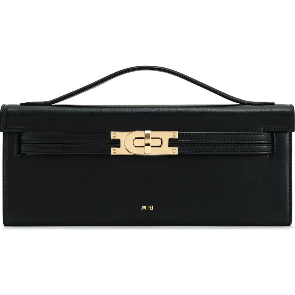 JW PEI Bria Faux Leather Top Handle Bag in Black at Nordstrom | Nordstrom