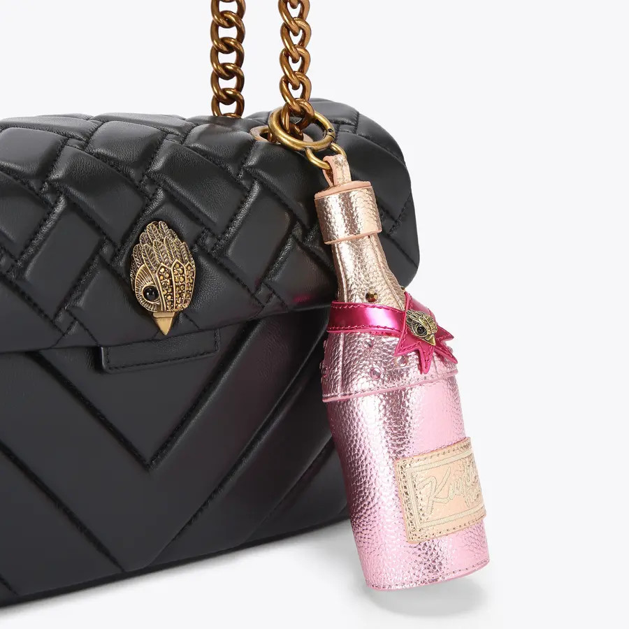 champagne bottle charm | Kurt Geiger US