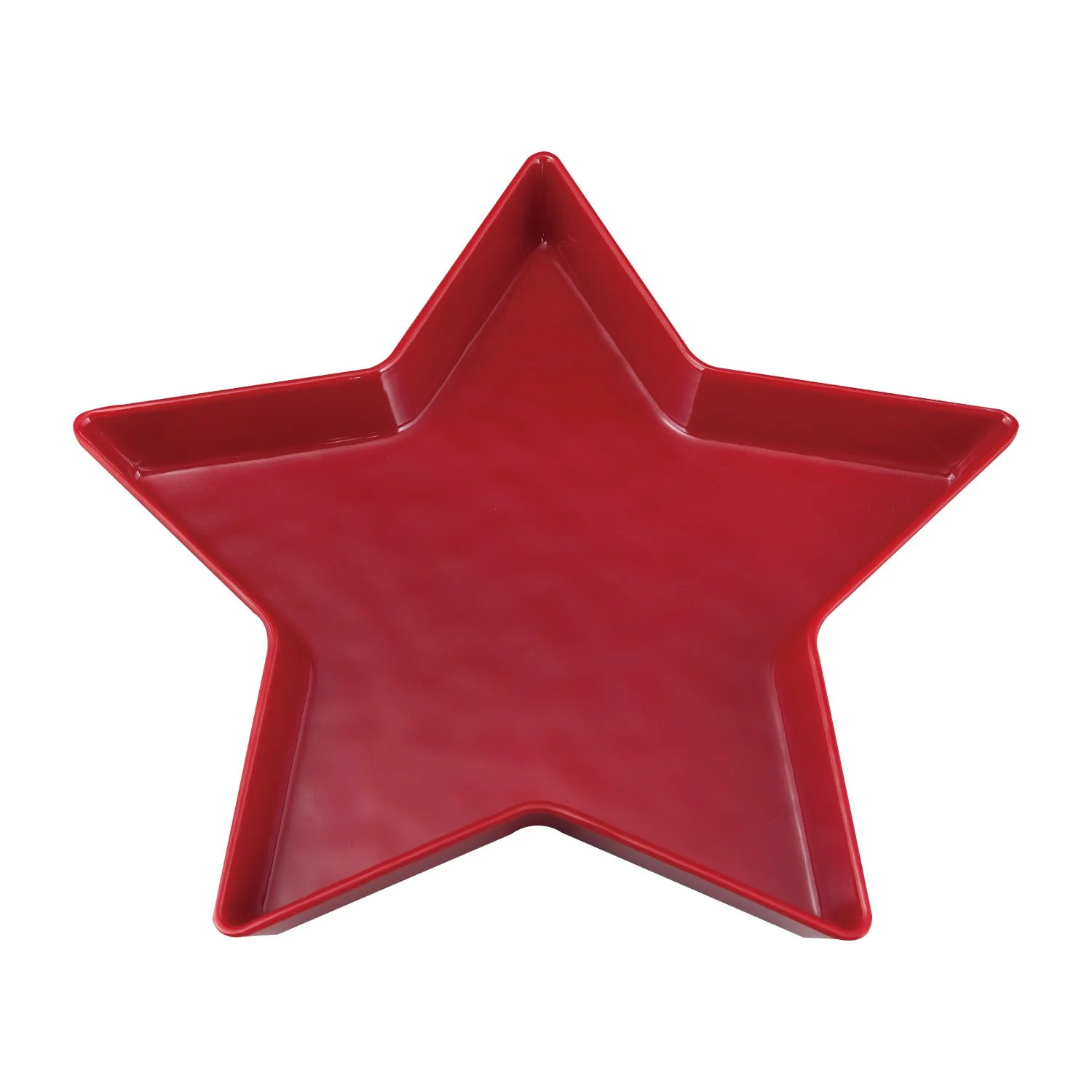 Gourmet Art Patriotic Star Heavyweight and Durable Melamine 11.25 Inch Plate, Red for Indoors Out... | Walmart (US)