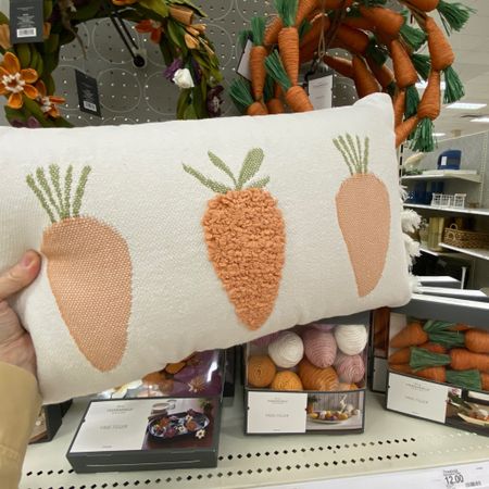 Love this 🥕 carrot pillow and wreath. The pillow feels really well made! Perfect for Easter, and these will sell out quickly.

#LTKFind #LTKunder50 #LTKhome