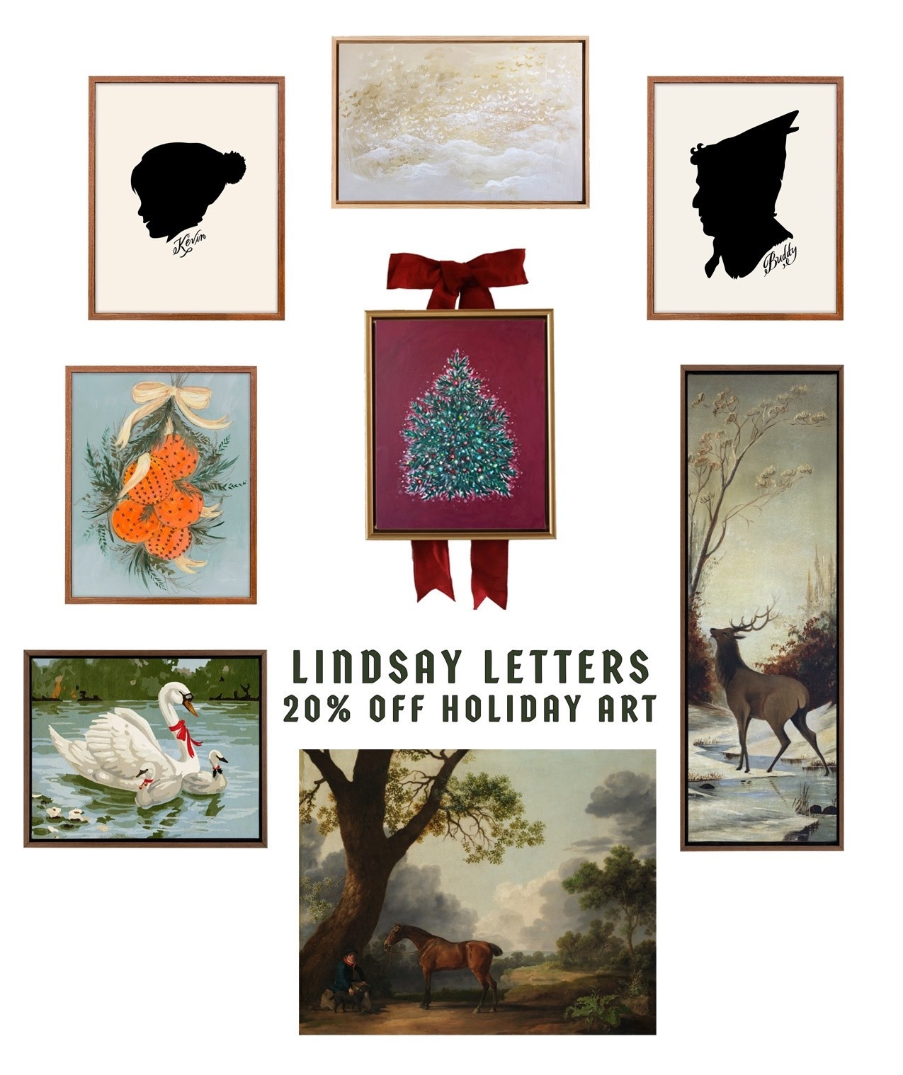 Cute Christmas art 20% off right now!! I looove the Elf & Kevin silhouettes!✨

#LTKHoliday #LTKSaleAlert #LTKHome