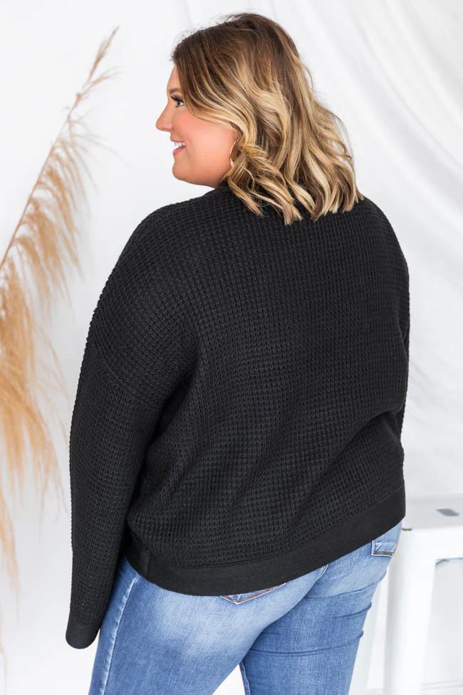 Better Than You Know Black Sweater | The Pink Lily Boutique
