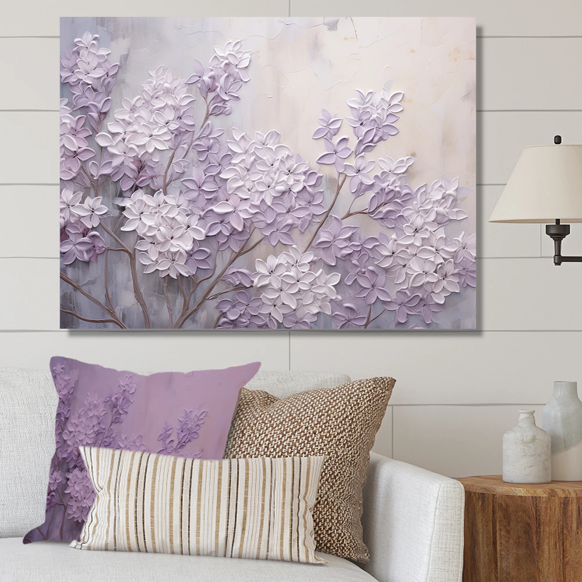 Blooming Lilac Melody I - Lilacs Framed Wall Art | Wayfair North America