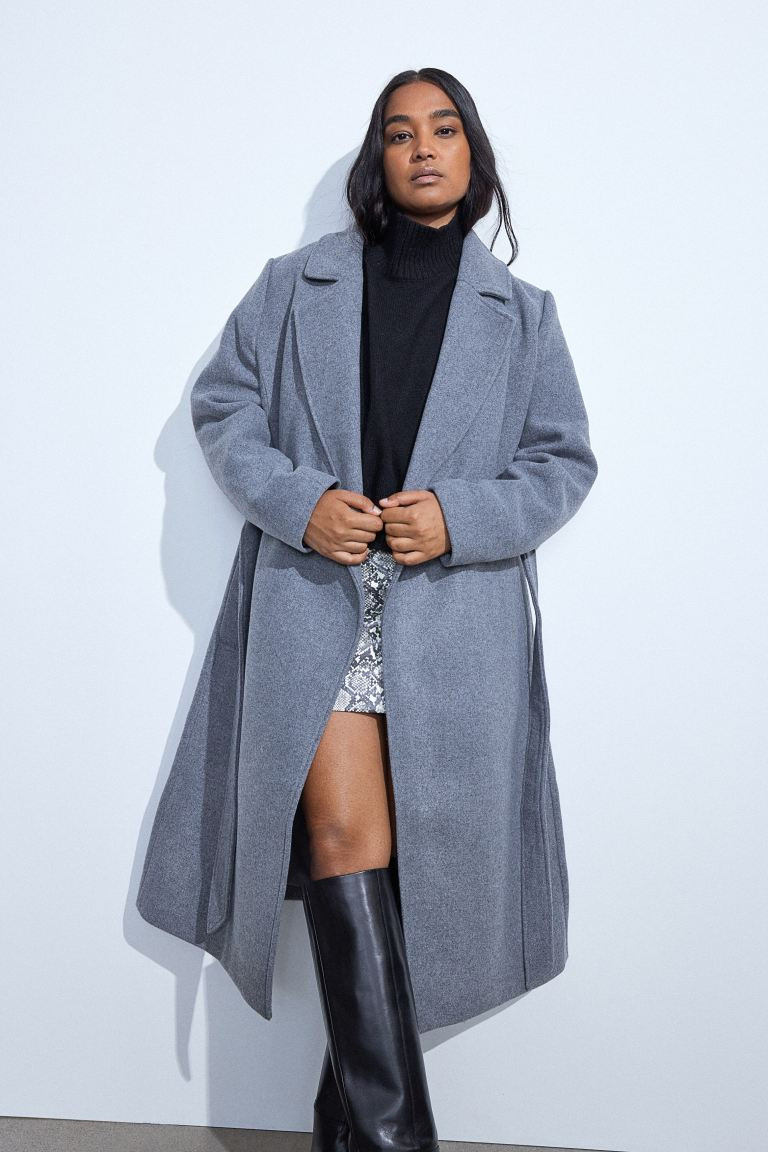 Tie Belt Coat - Light beige - Ladies | H&M US | H&M (US + CA)