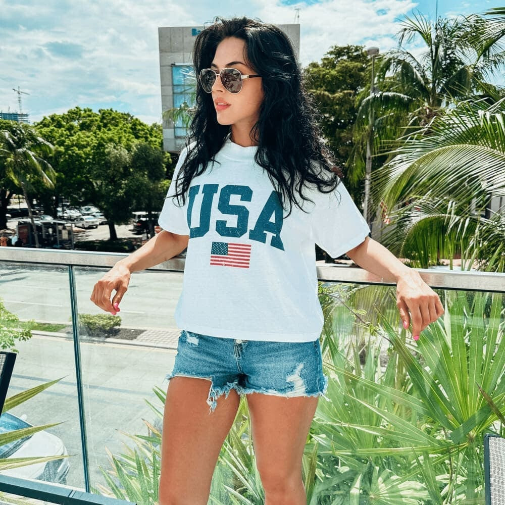 USA Relaxed Boxy Tee | Mountain Moverz