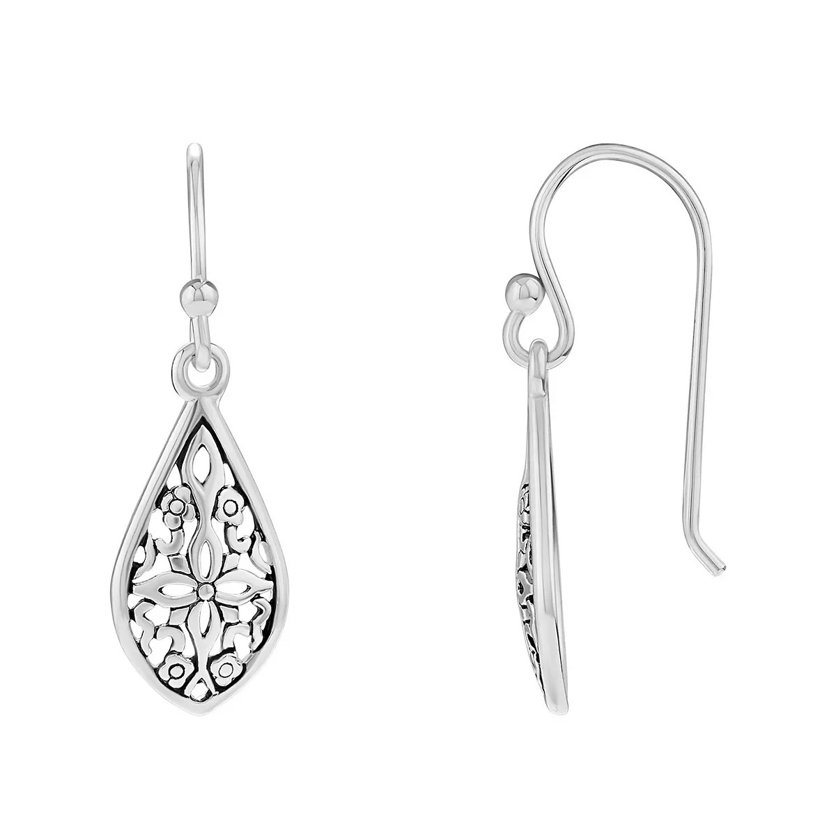 PRIMROSE Sterling Silver Filigree Teardrop Earrings | Kohl's