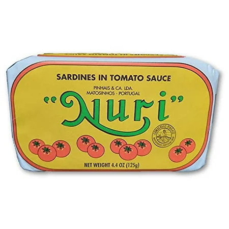 4-cans Nuri Portugese Sardines Tomato Sauce & Pure Olive Oil 125g Ea 500g Total | Walmart (US)