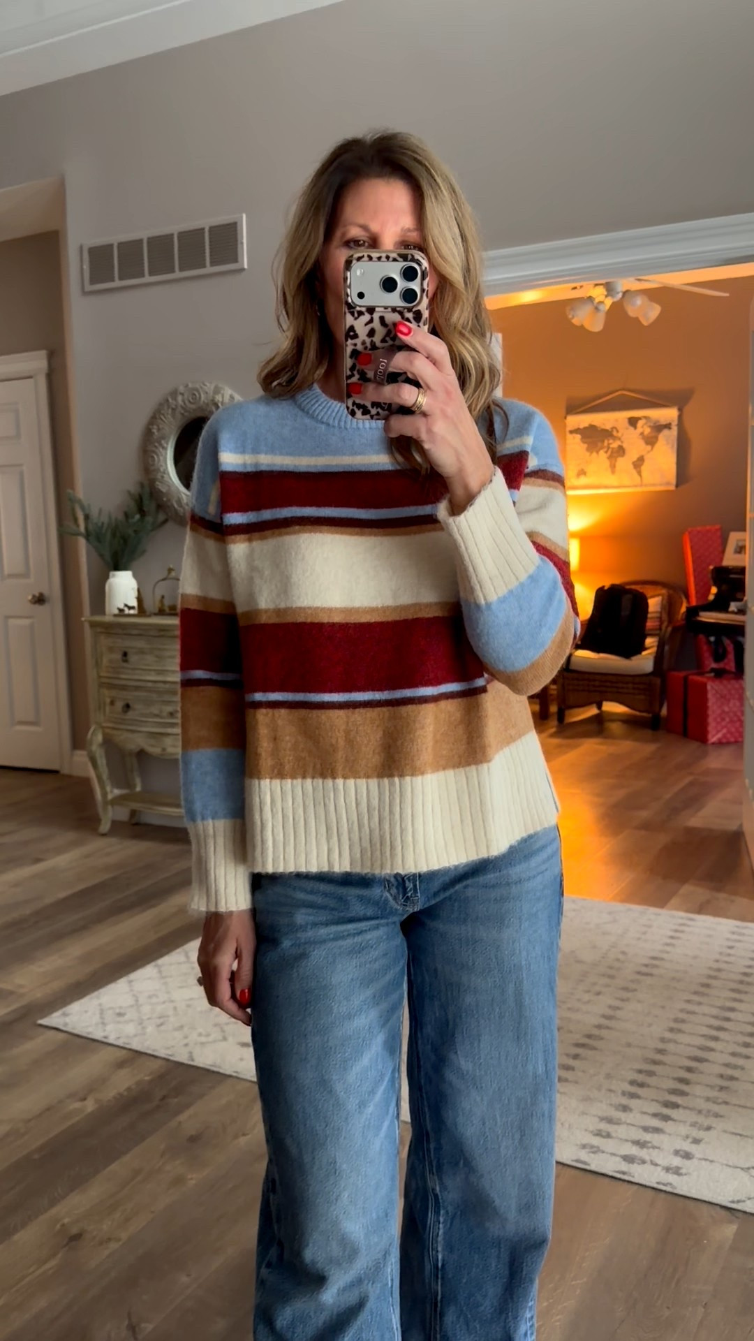 Soft and cozy sweater ❄️

True to size 
Other colors available 

#LTKSeasonal #LTKFindsUnder50 #LTKootd