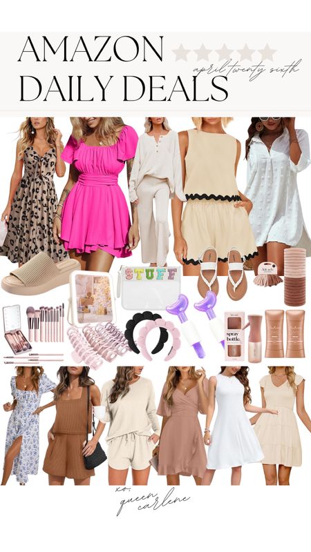 Amazon Daily Deals I absolutely love! So many cute summer finds, spring outfit ideas, vacation outfits, sandals, basics, midsize fashion finds and beauty finds on deal today from Amazon !


#LTKsalealert #LTKSeasonal #LTKfindsunder50